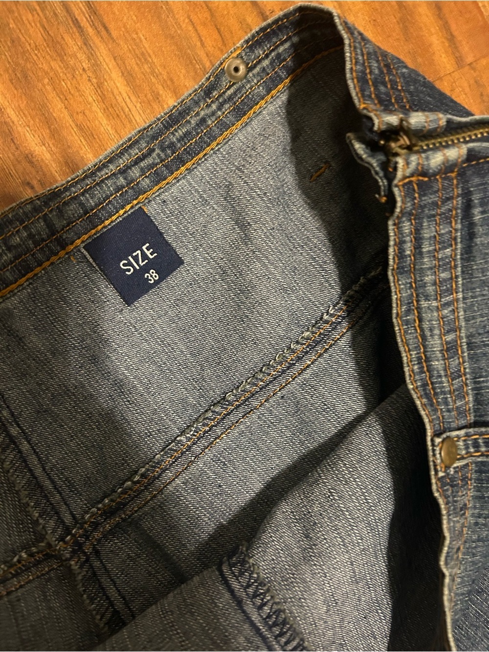 Denim Patchwork A-Line Skirt - Picture 4 of 8